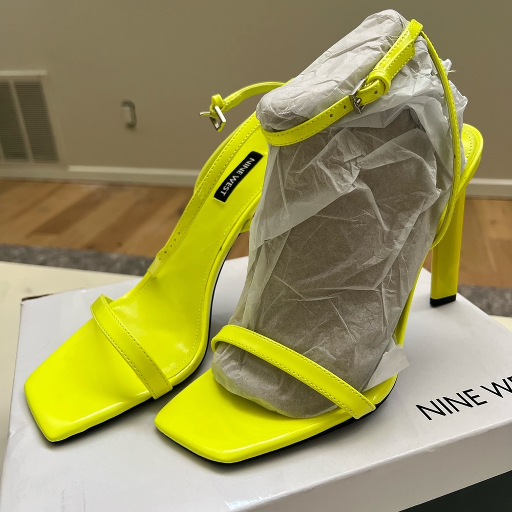 Yellow Nine West Heels